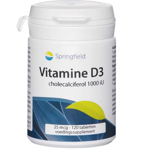 Vitamin D3 Cholecalciferol Springfield Nutraceuticals