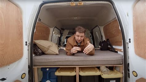 Guy Gets Creative With A Ford Transit Connect Turns It Into A Budget
