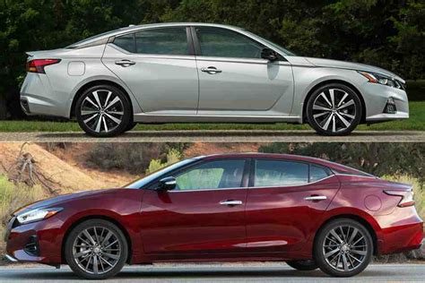 2019 Nissan Altima Vs 2019 Nissan Maxima Whats The Difference