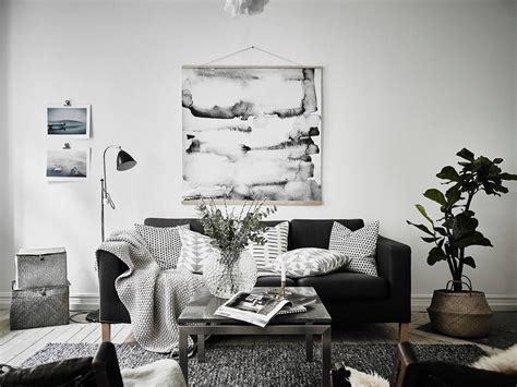 Simple And Cozy Coco Lapine Design White Living Room Decor Small