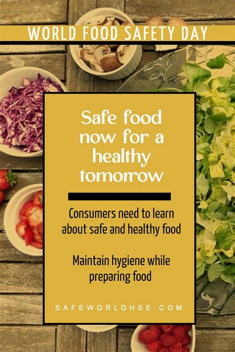 catchy slogans on world food safety day 2021 safe food now for a healthy tomorrow food