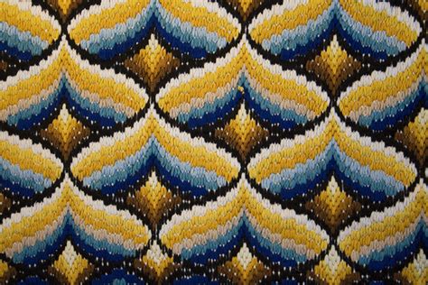 Vintage Colorful Patterns On Textile Texture