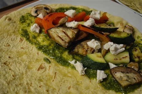 Grilled Vegetable Quesadillas With Goat Cheese And Pesto With Images