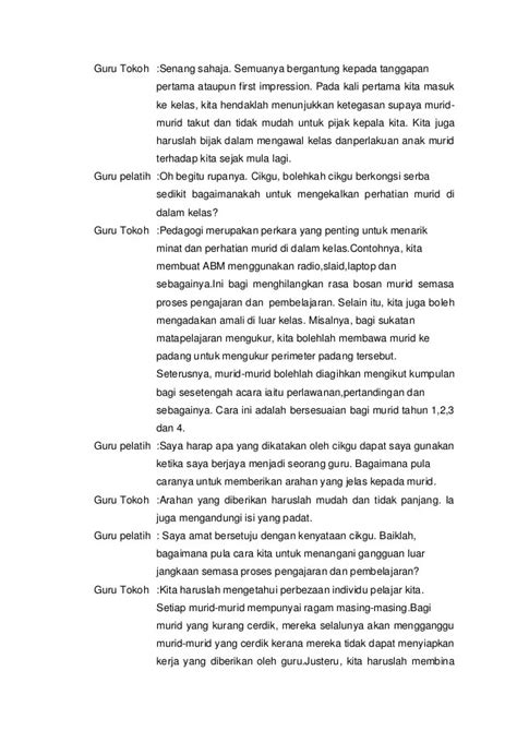 Contoh Dialog Temu Bual Contoh Karangan Teaching Resume Resume Riset