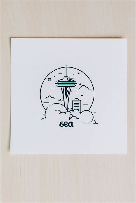 Seattle Graphic Design Inspiration City Prints Seattle Tattoo