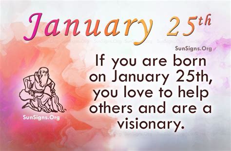 January 25 Birthday Horoscope Birthday Horoscope Birthday