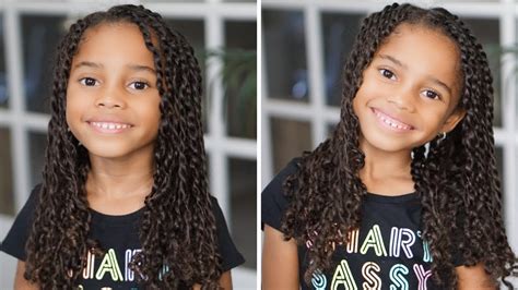 Natural Hair Two Strand Twist Hairstyles For Little Girls Youtube