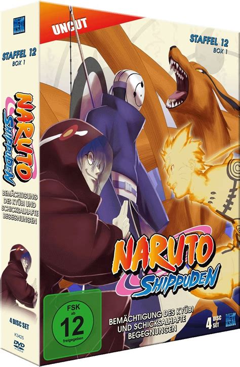 Naruto Shippuden Staffel 12 Box 1 Bemächtigung Des Kyubi Und