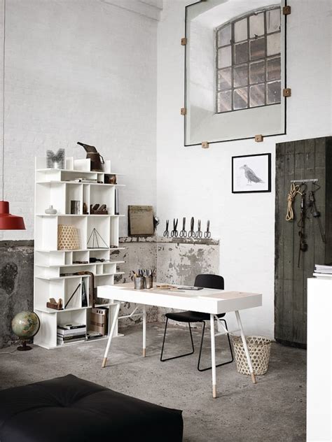 27 Ingenious Industrial Home Offices With Modern Flair