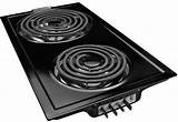 Electric Coil Cooktop With Downdraft