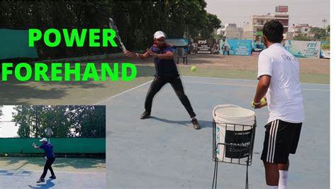 Renowned coach ajay pant covers tennis drills to help players: Professional Forehand Power Tennis Drills - YouTube