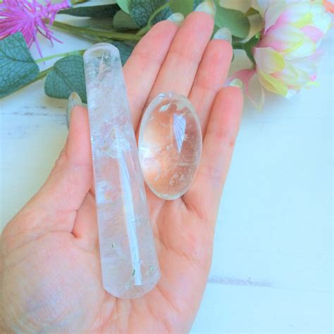 Quartz Crystal Yoni Massage Wand Healing Tool Etsy