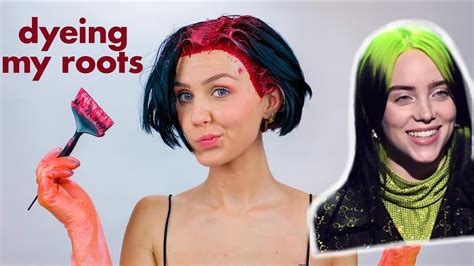 Dyeing My Roots Bright Red Youtube
