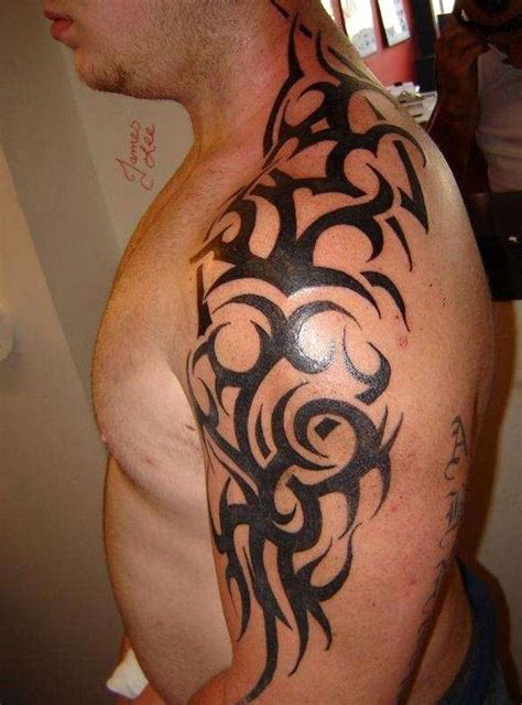 12 Best Cool Shoulder Tribal Tattoos Stencil Images On