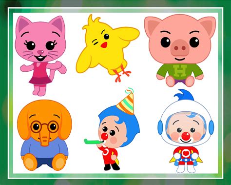 34 Plim Plim The Clown And Friends Images Png Clipart Etsy