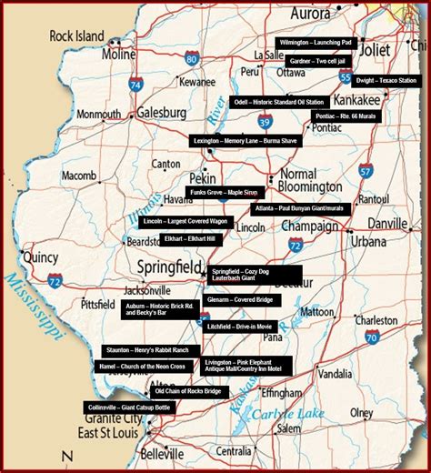 Map Of Rt 66 In Illinois Map Resume Examples Ykvbbogxvm