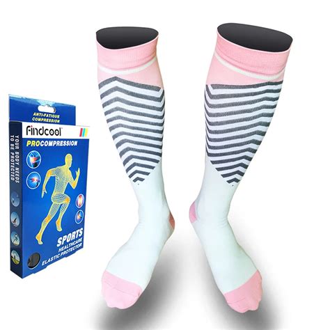 Yisheng Fashion Unisex Men Women Leg Support Stretch Compression Socks Below Knee Socks Funny