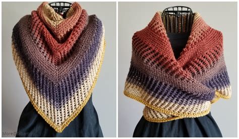 Its simple design makes it a versatile piece that is perfect for everyday wear. Knit Reyna Shawl Free Knitting Pattern