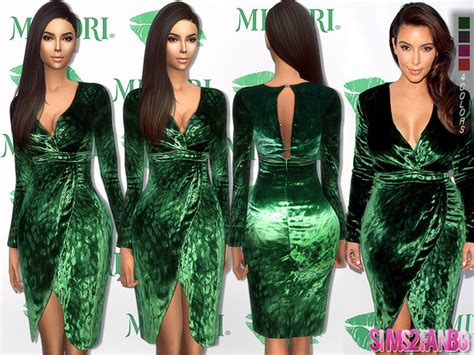 Kim Kardashian Dress By Sims2fanbg At Tsr Sims 4 Updates