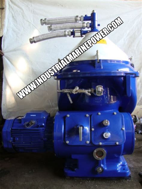 Alfa laval diesel oil purifiers / centrifuges are basically used for removal of impurities from the diesel oil. Reconditioned Alfa Laval oil purifier MAPX-210, MAPX-309 ...