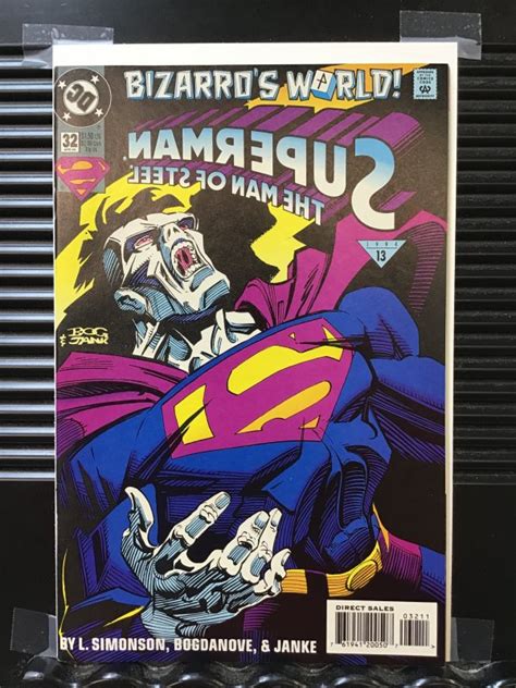 Superman The Man Of Steel 32 Direct Edition 1994 Comic Books