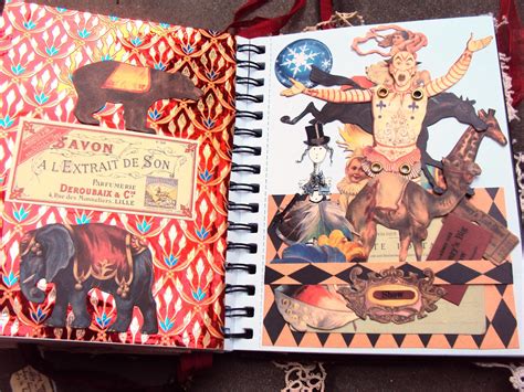 Debrinas Altered Art Diary Art Journal Pages