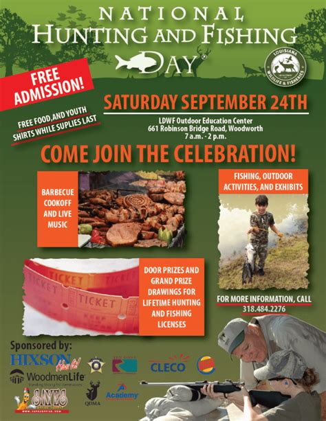National Hunting And Fishing Day Town Of Woodworth