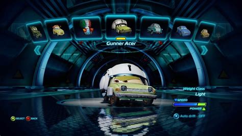 Cars 2 The Video Game All The Cars Characters And The Dlc Characters