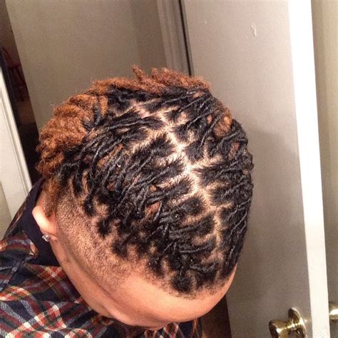 Fishtail On High Top Dreads Braided Locs Into A Fishtail Pinterest