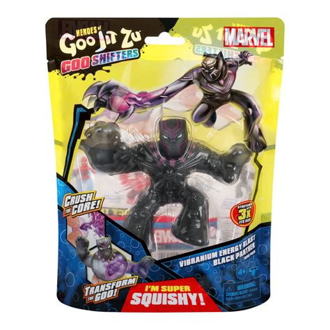 Heroes Of Goo Jit Zu Goo Shifters The Marvel Vibranium Energy Blast Black Panther Moose Toys