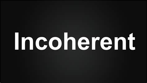 The detection of unexpected coherent echoes by incoherent scatter radars raises important questions concerning the generation mechanisms that spill over into coherent radars. Incoherent Meaning in Urdu, How to Incoherent in English, Incoherent Meaning in Hindi - YouTube