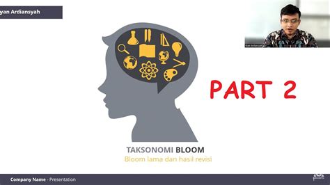 Taksonomi Bloom Revisi Part Youtube