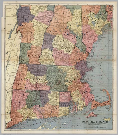 New England David Rumsey Historical Map Collection
