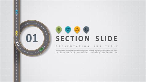 Road Powerpoint Template Presentation Templates Graphicriver