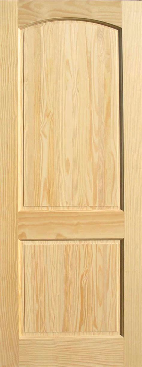 Pine Arch 2 Panel Wood Interior Doors Homestead Doors