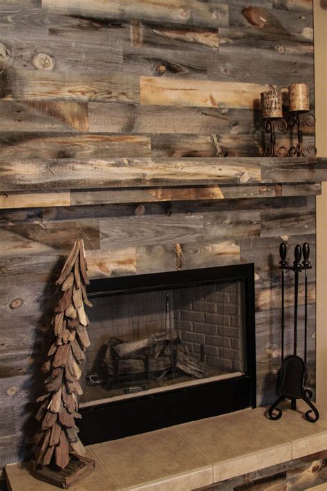Reclaimed Wood Fireplace 117 Decoratoo Pallet Fireplace Fireplace