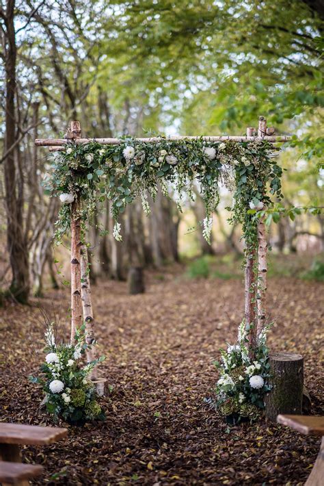 Woodland Wonderland Wedding Arch Personalise This Four Post Sliver