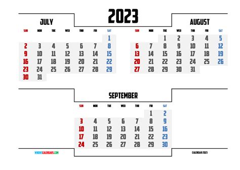 August To September 2023 Calendar Template With Notes