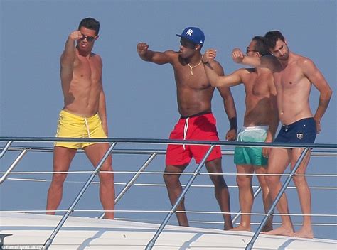 A Very Sexy Shirtless Cristiano Ronaldo Shows Off Cheesy Dance Moves On Board Yacht Talkcrib