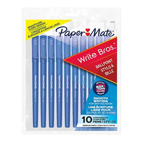 Paper Mate Write Bros Blue Medium Point Pens Shop Pens At H E B