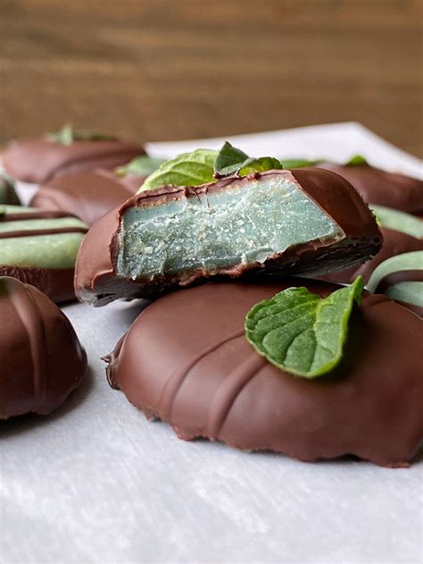 Homemade Andes Mint Chocolates Paleo Keto Vegan Bake It Paleo