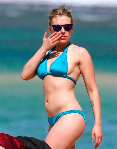 Scarlett Johansson protagonista de una polémica por sus fotos en bikini sin Photoshop Revista