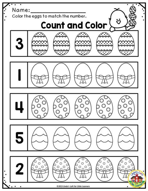 Easter Math Preschool Printables Easter Math Easter Math Preschool