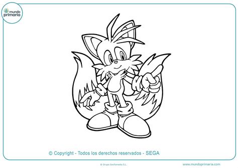 Dibujos de Sonic para Colorear e Imprimir Gratis