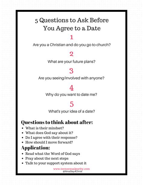 Christian Dating Tips 5 Questions To Ask Before You Agree To A Date