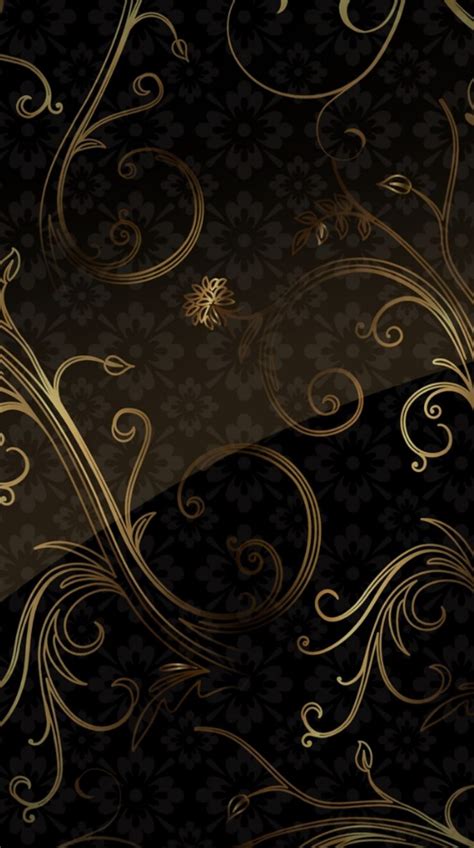446 Best Wallpapers Black And Gold Images On Pinterest