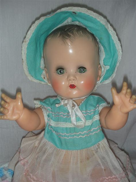 Vintage Ideal Betsy Wetsy Doll Molded Hair Baby High Color Dolls
