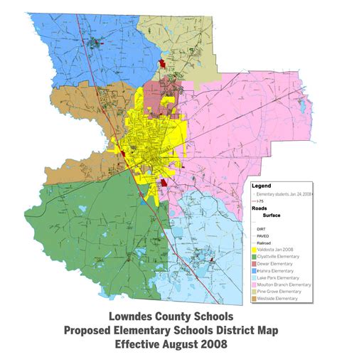 Map Of Georgia School Districts Cities And Towns Map