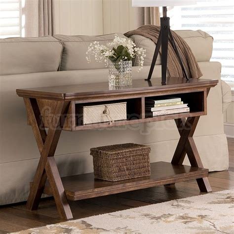They all have room to show off what you want on top, but some have doors and drawers for. Burkesville Console Sofa Table | Accent and Occasional ...
