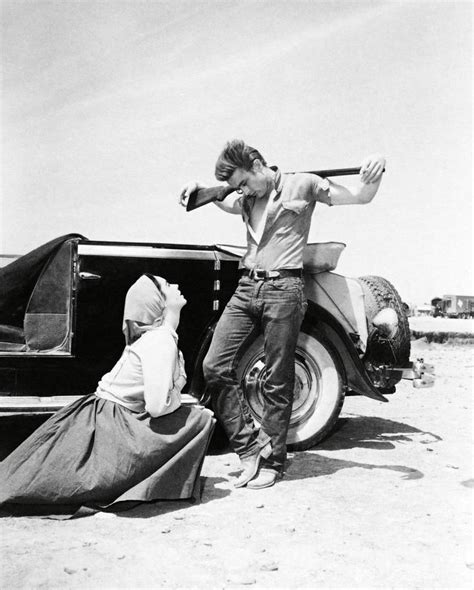 Elizabeth Taylor And James Dean In Giant 1956 Photograph By Album